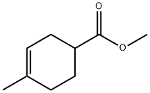 4-メチル-3-シクロヘキセン-1-カルボン酸メチル 化学構造式