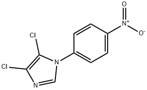4,5-二氯-1-(4-硝基苯基)-1H-咪唑 结构式
