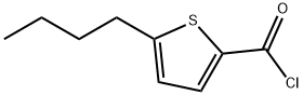 2-Thiophenecarbonyl chloride, 5-butyl- (9CI) Structure