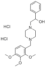 알파-페닐-4-((2,3,4-트리메톡시페닐)메틸)-1-피페라진에탄올디히드로클로라이드