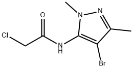 N1-(4-溴-1,3-二甲基-1H-5-吡咯基)-2-氯乙胺 结构式