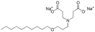 sodium N-(2-carboxyethyl)-N-[3-(decyloxy)propyl]-beta-alaninate Structure