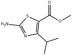 5-Thiazolecarboxylicacid,2-amino-4-(1-methylethyl)-,methylester(9CI) Structure