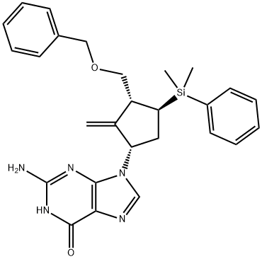 6-O-벤질-4-데히드록시-4-디메틸페닐실릴엔테카비르