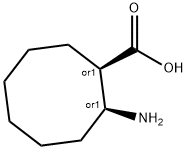 CIS-2-AMINO-CYCLOOCTANECARBOXYLIC ACID Struktur