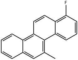 1-Fluoro-5-methylchrysene Structure
