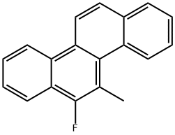 6-Fluoro-5-methylchrysene Structure