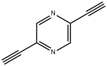 Pyrazine, 2,5-diethynyl- (9CI) Structure