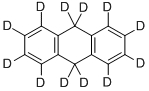 9,10-DIHYDROANTHRACENE-D12 化学構造式