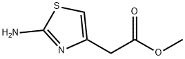2-氨基-4-噻唑乙酸甲酯 结构式
