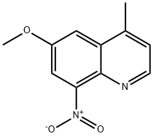 6-METHOXY-4-METHYL-8-NITRO-QUINOLINE Struktur