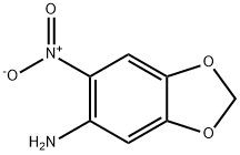 6-NITRO-1,3-BENZODIOXOL-5-AMINE Structure