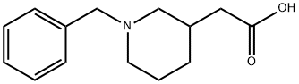 2-(1-Benzyl-3-piperidinyl)acetic acid Struktur