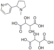ニコチン/L-酒石酸,(1:2) 化学構造式