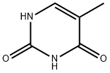 5-甲基尿嘧啶,65-71-4,结构式