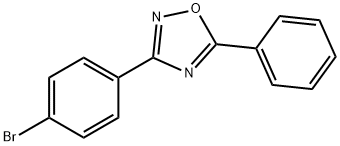 3-(4-BROMOPHENYL)-5-PHENYL-1,2,4-OXADIAZOLE, 65004-19-5, 结构式