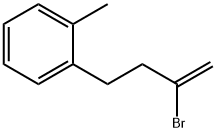 2-ブロモ-4-(2-メチルフェニル)-1-ブテン 化学構造式