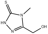 3H-1,2,4-Triazole-3-thione, 2,4-dihydro-5-(hydroxymethyl)-4-methyl- (9CI) 化学構造式