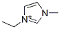 1-methyl-3-ethylimidazolium Struktur