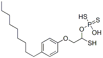 1-mercapto-2-(4-nonylphenoxy)ethyl hydrogen phosphorodithioate,65045-86-5,结构式