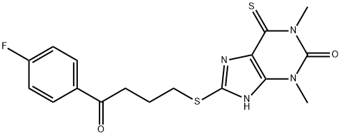 6505-98-2 8-[[3-(4-Fluorobenzoyl)propyl]thio]-1,7-dihydro-1,3-dimethyl-6-thioxo-2H-purin-2-one