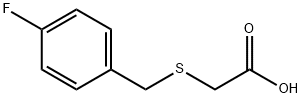 (4-FLUOROBENZYL)THIO]ACETIC ACID Structure