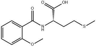 2-[(2-METHOXYBENZOYL)AMINO]-4-(METHYLTHIO)BUTANOIC ACID 化学構造式
