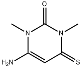 2(1H)-Pyrimidinone,  6-amino-3,4-dihydro-1,3-dimethyl-4-thioxo- 结构式