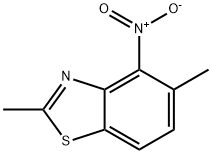 Бензотиазол, 2,5-диметил-4-нитро- (9Cl) структура