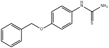 1-(4-BENZYLOXYPHENYL)-2-THIOUREA Struktur