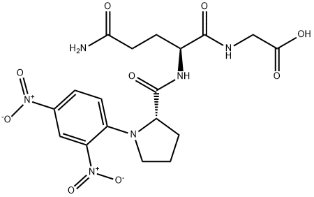 DNP-PRO-GLN-GLY-OH 化学構造式