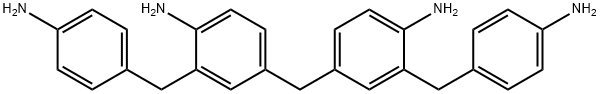 4,4'-метиленбис [2 - [(4-аминофенил) метил] анилин] структура