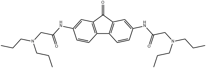 65091-40-9 N,N'-(9-Oxo-9H-fluorene-2,7-diyl)bis[2-(dipropylamino)acetamide]