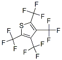 2,3,4,5-テトラキス(トリフルオロメチル)チオフェン 化学構造式