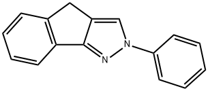 2-PHENYL-2,4-DIHYDRO-INDENO[1,2-C]PYRAZOLE 化学構造式