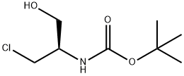 (R)-(1-氯-3-羟基丙-2-基)氨基甲酸叔丁酯, 651035-90-4, 结构式