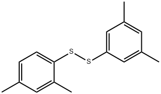 2,4-xylyl 3,5-xylyl disulphide Structure