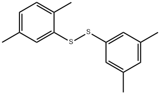 2,5-xylyl 3,5-xylyl disulphide Structure