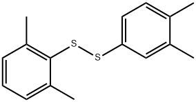 2,6-xylyl 3,4-xylyl disulphide Structure