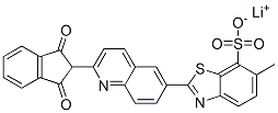 lithium 2-[2-(2,3-dihydro-1,3-dioxo-1H-inden-2-yl)-6-quinolyl]-6-methylbenzothiazole-7-sulphonate|