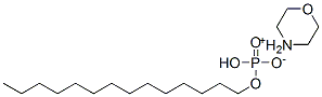 morpholinium tetradecyl hydrogen phosphate Structure