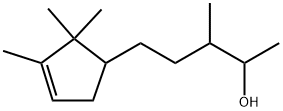 5-(2,2,3-三甲基环戊-3-烯基)-3-甲基戊-2-醇, 65113-99-7, 结构式