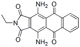 4,11-diamino-2-ethyl-1H-naphth[2,3-f]isoindole-1,3,5,10(2H)-tetrone,65121-70-2,结构式