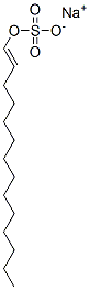 sodium tetradecenyl sulphate Structure