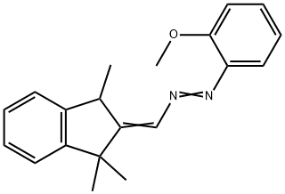 [(1,3-dihydro-1,1,3-trimethyl-2H-inden-2-ylidene)methane]azo(2-methoxybenzene)|
