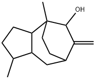 Decahydro-1,4-dimethyl-6-methylene-4,7-ethanoazulen-5-ol,65128-09-8,结构式