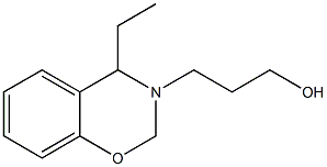 2H-1,3-Benzoxazine-3(4H)-propanol,4-ethyl-,(-)-(9CI) Structure