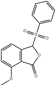 7-METHOXY-3-PHENYLSULFONYL-1(3H)-ISOBENZOFURANONE|7-甲氧基-3-苯磺酰-1(3H)-异苯并呋喃酮