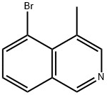 5-Bromo-4-methylisoquinoline, 651310-24-6, 结构式
