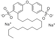 Benzenesulfonic acid, hexadecyl(sulfophenoxy)-, disodium salt
